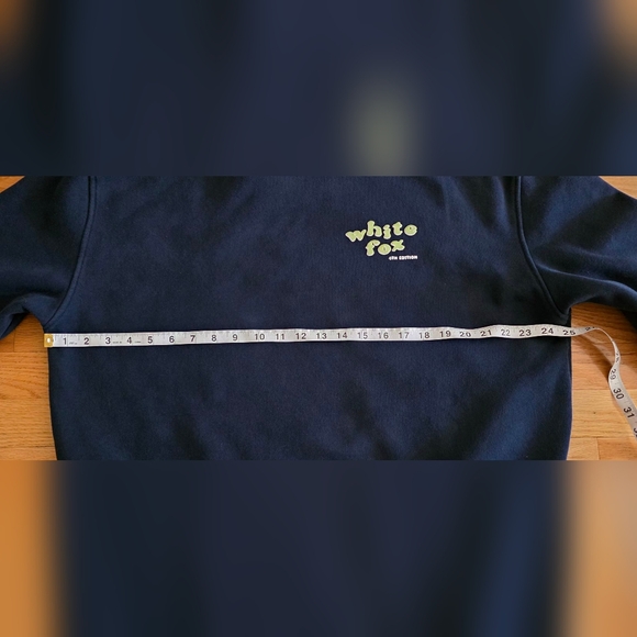 White Fox Women's M/L Navy 4th Edition Hoodie - Picture 7 of 8